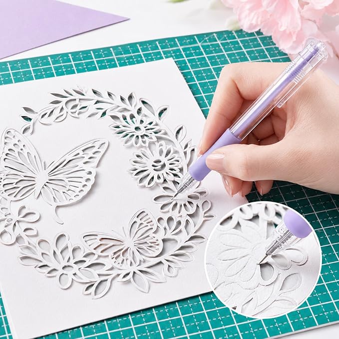 7Pcs Craft Paper Knife Pen, Knife Pen Craft Cutting Tools Art Cutting Tools - Image 4
