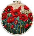 CaptainCrafts Needle Felting Kit, Wool Felt Supplies, Embroidery Hoops by CaptainCrafts