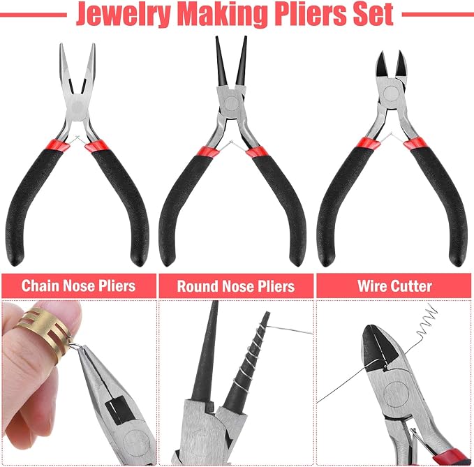 Thrilez Wire Wrapping for Jewelry Making, Repair and Beading Supplies Kit - Image 6