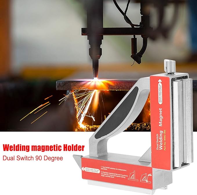 WM2-90S Magnetic Welding Jig, Switch 90 Degree Magnetic Corner, Strong Magnet Welder Jig Holder