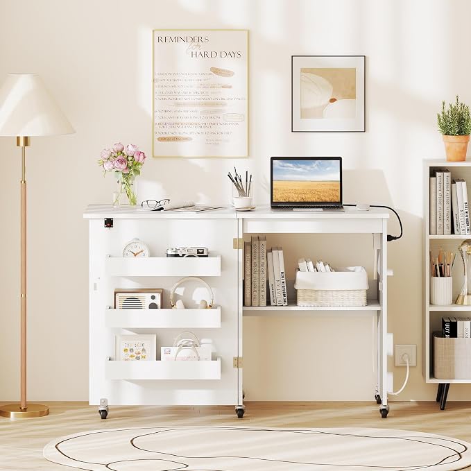 Giantex Folding Sewing Table - Image 8