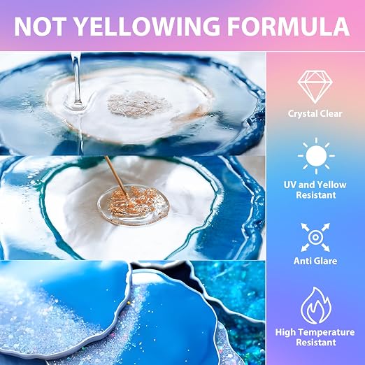 Pnente Artist-Grade Epoxy Resin – Self-Leveling, Zero Bubbles & 5-Year UV Guard - Image 2