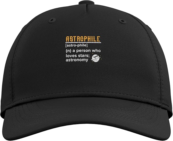 Astrophile Astronomy Astronomer Constellations Telescope Adjustable Baseball Hat - Image 2