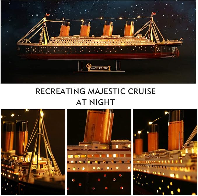 CubicFun Titanic 3D Model Ship Puzzle - Image 3