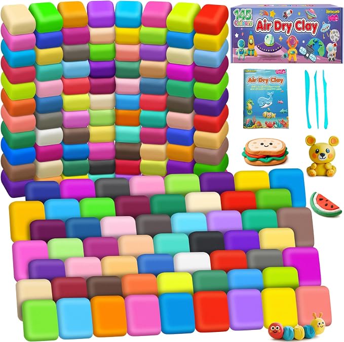 YOPINSAND Air Dry Clay 145 Colors, Modeling Clay by YOPINSAND