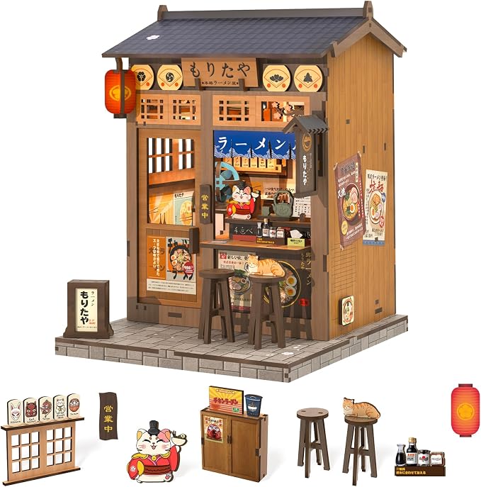 Fsolis Japanese Book Nook Kit by FsolisDIYDollhouse
