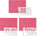Kapyoo 3Pcs Free Motion Quilting Rulers and Templates Set Quilting Templates by Kapyoo