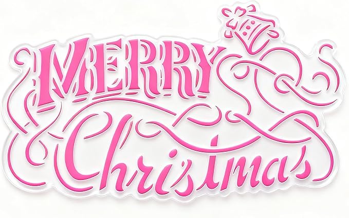 TIAMECH A4 Reusable Merry Christmas Stencil - Image 4