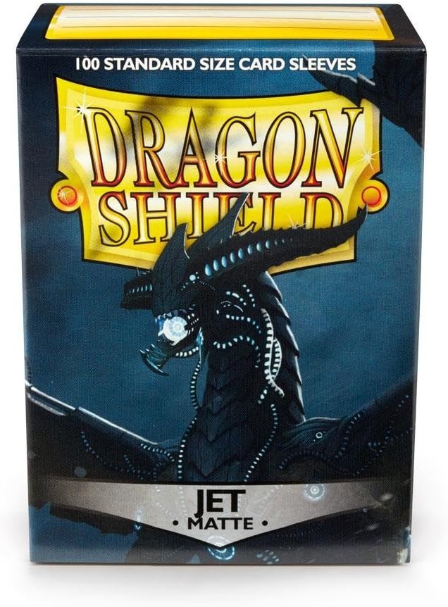 5 Packs Dragon Shield Matte Jet Standard Size 100 ct Card Sleeves Value Bundle! - Image 4