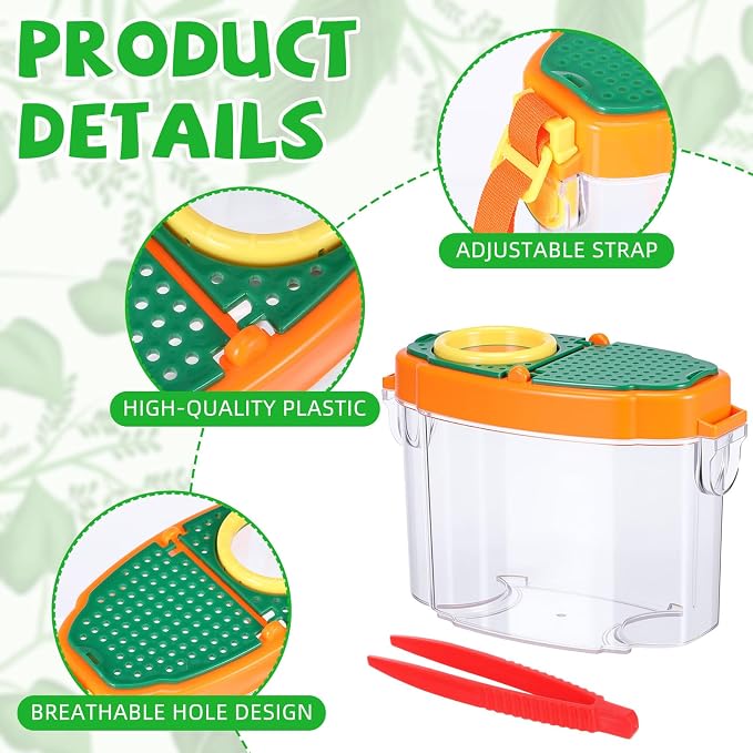 Halloscume 24 Pcs Bug Catchers for Kids Collection Viewer for Kids Critter - Image 3