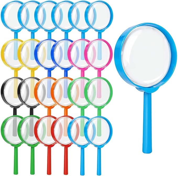 SenseYo 30 PCS Mini Magnifying Glass by SenseYo