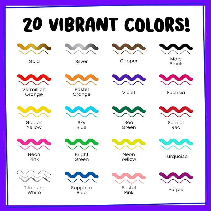 Chalkola 20 Oil Paint Pens - Image 9
