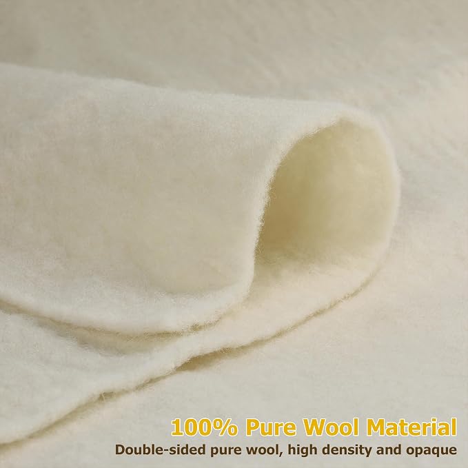 108" x 39" Wool Felt Fabric, Pure Merino Felt Fabric - Image 2