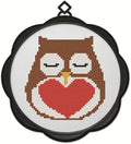 Awesocrafts Cross Stitch Kits Owl 11CT Stamped Patterns Easy Cross Stitching by Awesocrafts