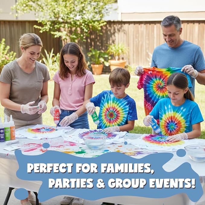 DOODLE HOG Tie Dye Kit for Kids & Adults - Image 8