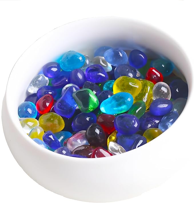 1 Lb Sea Glass for Crafts, 0.2-0.35" Gravel for Aquarium, Fish Tank, Freshwater - Image 3