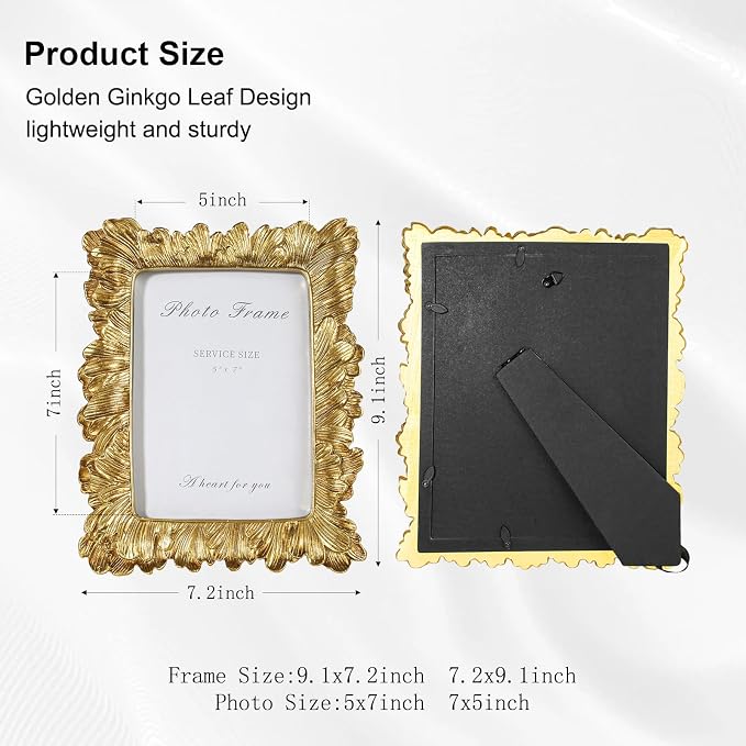 5x7 Vintage Picture Frames, Picture Frame - Image 3