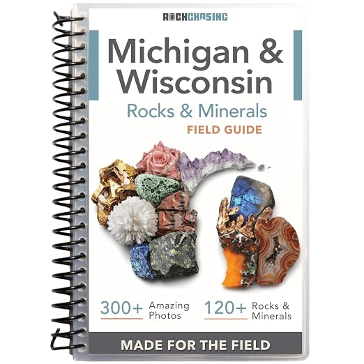 Michigan and Wisconsin Rocks And Minerals Field Guide | Find And Identify Rocks by Unknown