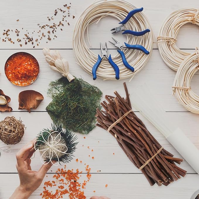 DOITOOL 50pcs Natural Wood Sticks - Image 4