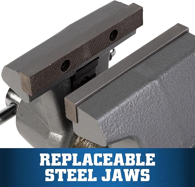 Wilton Mechanics Pro Bench Vise, 5-1/2" Jaw Width, 5" Jaw Opening, 3-5/8" Throat (Model 855M)