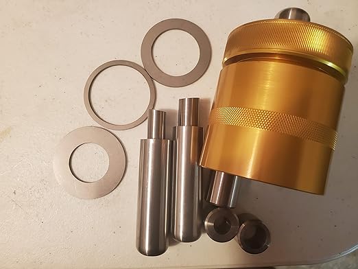 Self Centering Coin Ring Punch Kit & Die Set | Coin Making Tool Spacer Set | Hole Punchs Coin Jewelry Making Tool Made in USA | Ring Punch & Die Sizes - 3/8inch, 7/16inch, 1/2inch