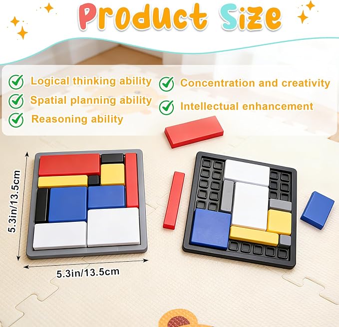 2 Pcs Logic Puzzle Brain Teaser Game - Image 7