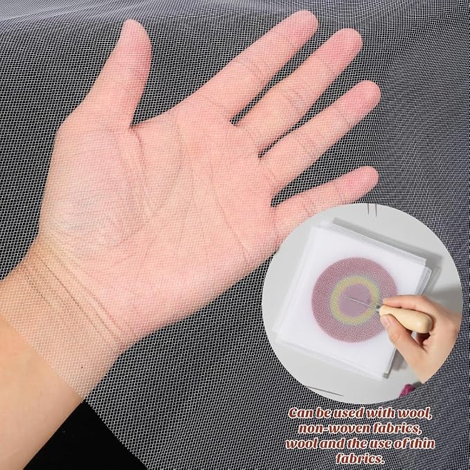 NUOBESTY 3Pcs Wet Felting Mesh Netting Tool - Image 9