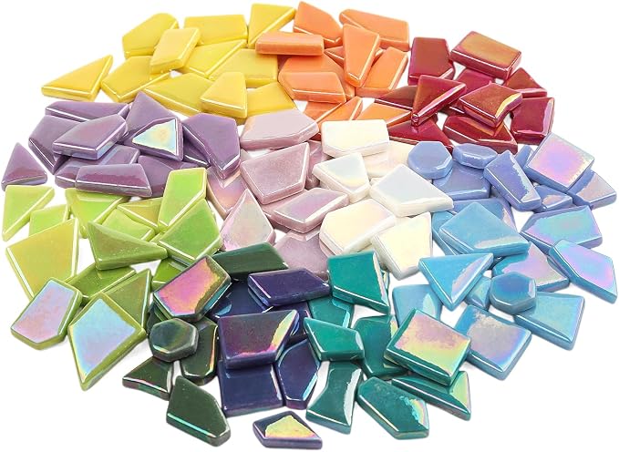 Youway Style Iridescent Glass Mosaic Tiles by YouwayStyle