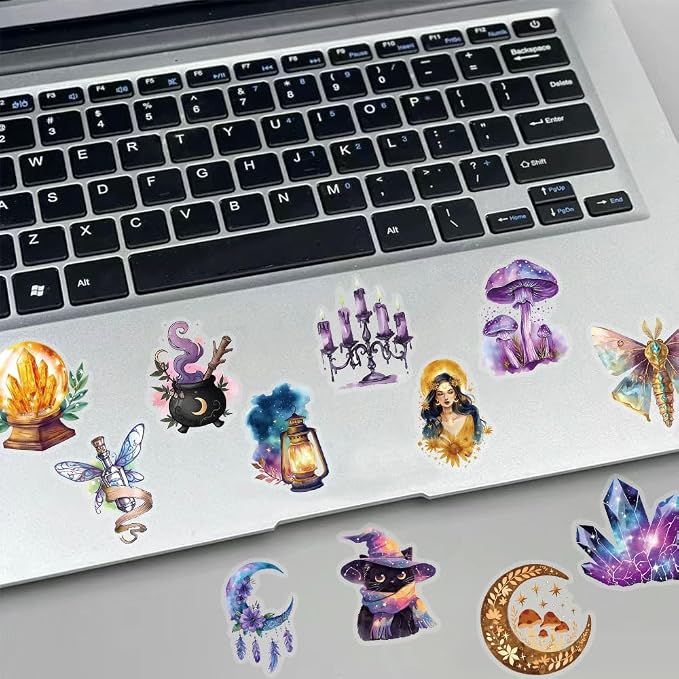 50-Piece Mystical Witchy Fantasy Aesthetic Sticker – Magical Witchcraft Stickers - Image 5
