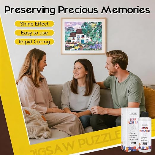 YAKAMOZ Clear Jigsaw Puzzle Glue - Image 7