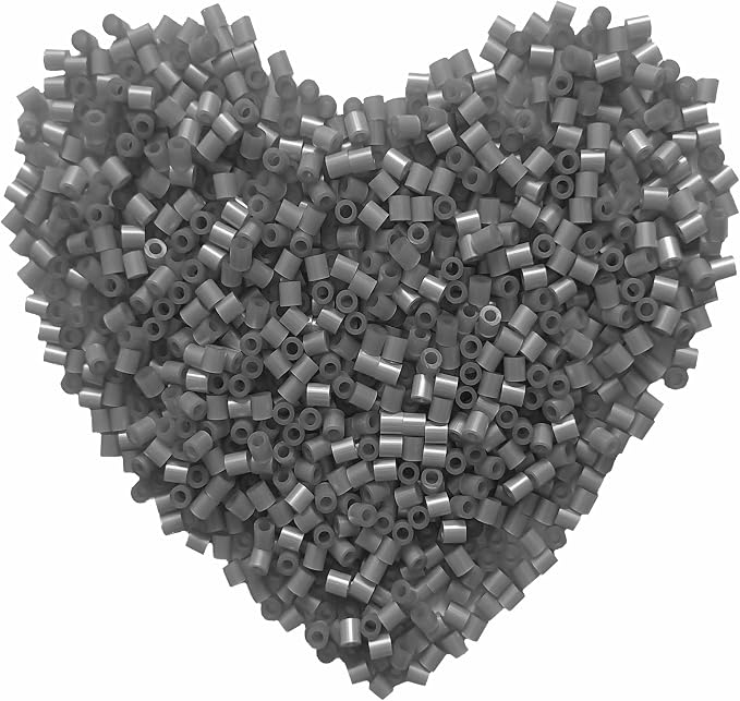 1000Pcs Fuse Beads - 5mm Silver Melting Beads by Yowamho