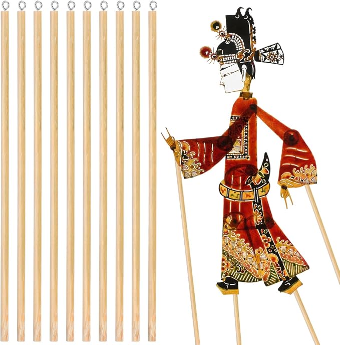 Kisangel Wooden Puppet Rods 7.87 Inch by Kisangel