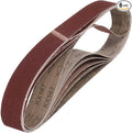 HARFINGTON 2 x 36 Inch Sanding Belts, 6 Pcs 180 Grits Aluminum Oxide Abrasive Belt Sander File Belt for Woodworking, Metal Polishing, Knife Sharpener