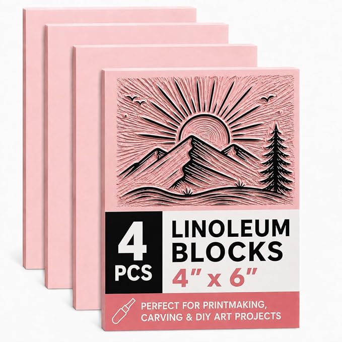 Bobblebro Linoleum Blocks for Printmaking Supplies by Unknown