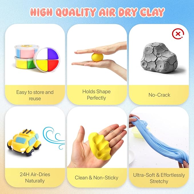 Air Dry Clay Kits for Kids - Image 5