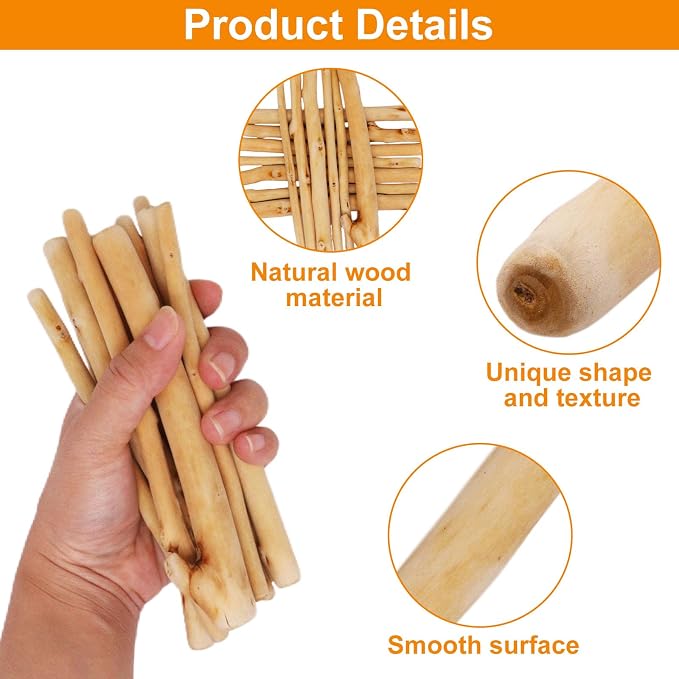 20PCS Natural Driftwood for Crafts - Image 3