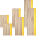 Barydat 6 Pcs Rubber Screen Printing Squeegee Wooden Ink Scraper 75 Durometer by home