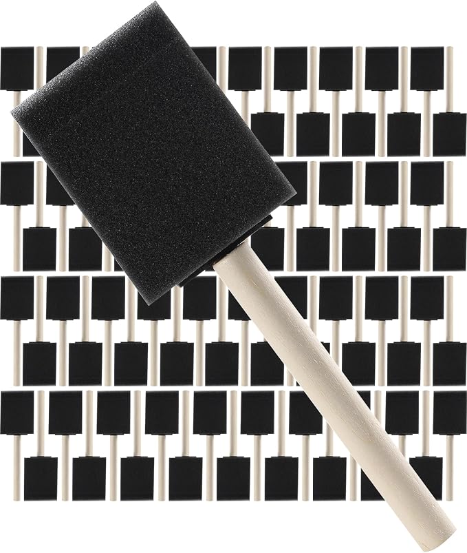 Bates- Foam Paint Brushes, 2 Inch, 75 Pack by BatesChoice