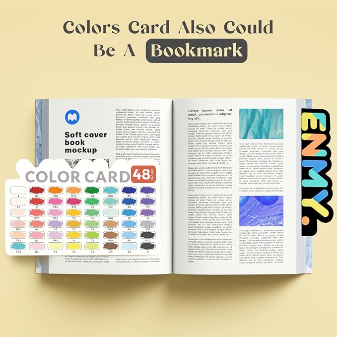 48 Colors Acrylic Paint Pens, Direct Liquid Acrylic Paint Marker Pens, Fabric - Image 9
