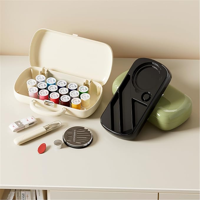 FKOG Sewing Project Kit, 16 Multicolor Thread Spools, and Accessories - Image 6