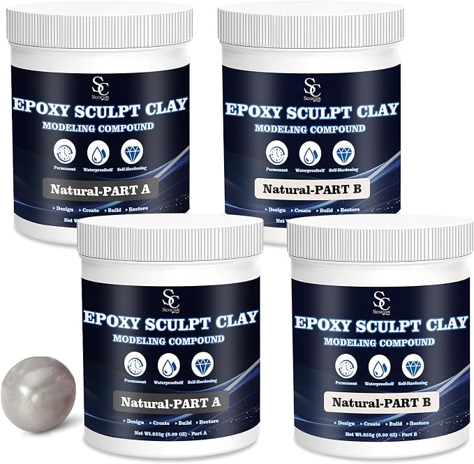 Epoxy Putty Sculpt Clay, 2 Part A & B by Unknown