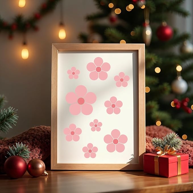 Large Flower Stencils for Painting, Plastic Reusable Floral Paint Stencils for - Image 3