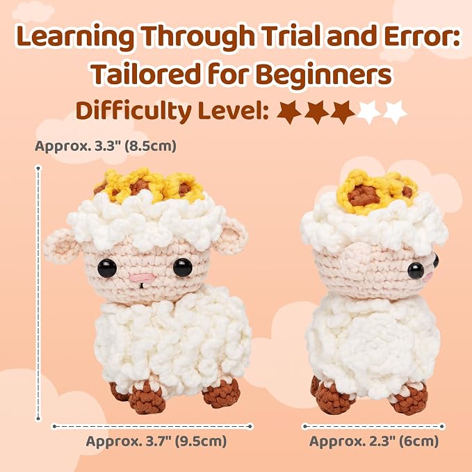 Mewaii Crochet Kit for Beginners Level 1 - Image 5
