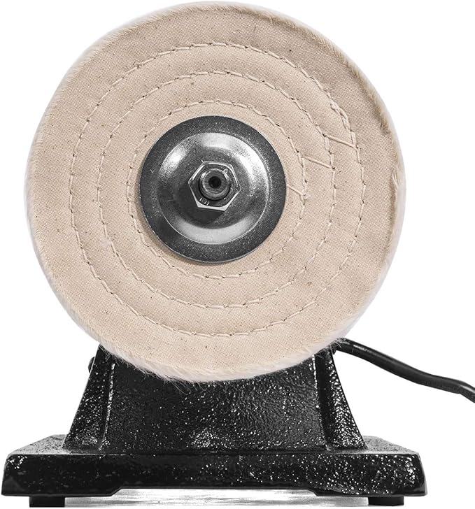 XtremepowerUS 6-Inch Electric Polisher Benchtop Buffer Grinder Motor Polishing Grinder Machine Dual Buffer