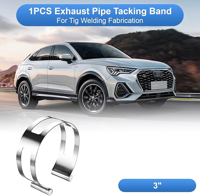 3 Inch Stainless Steel Exhaust Clamp, Universal for Welding and Exhaust Pipe Repair (3 inches)