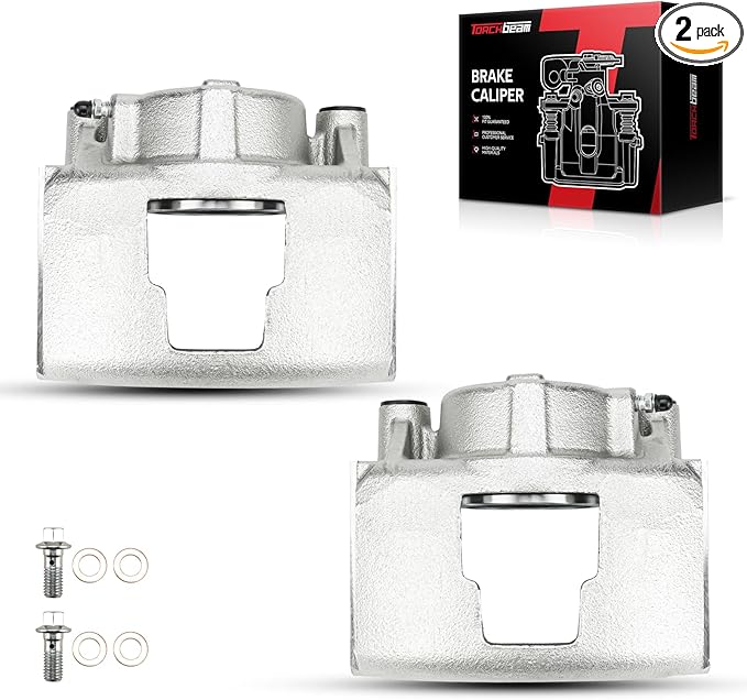 Torchbeam Front Brake Calipers Set for Dodge Ram 2500 1994-1999, Dodge Ram 3500 1994-1999, Chevrolet K3500 1990-2000, Front Left and Front Right Calipers Replace # 184347+184348