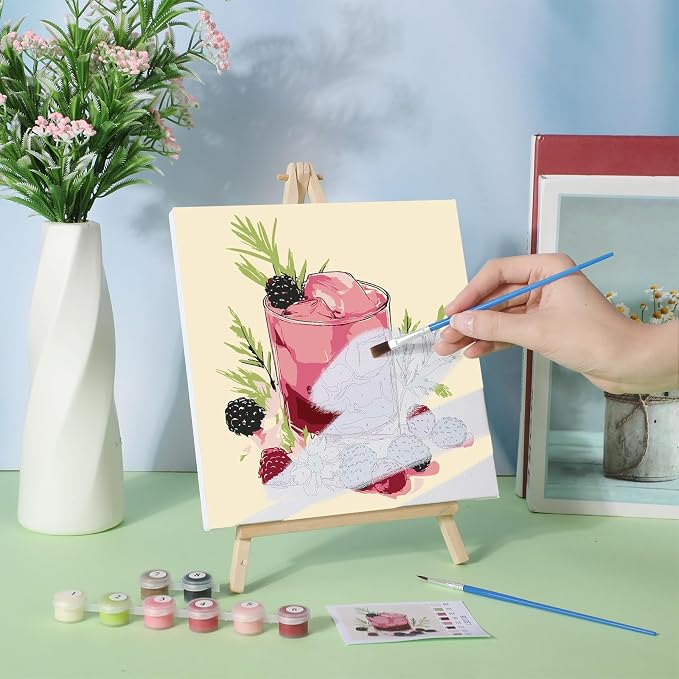 Nezyo 12 Sets Paint by Numbers Kit - Image 5