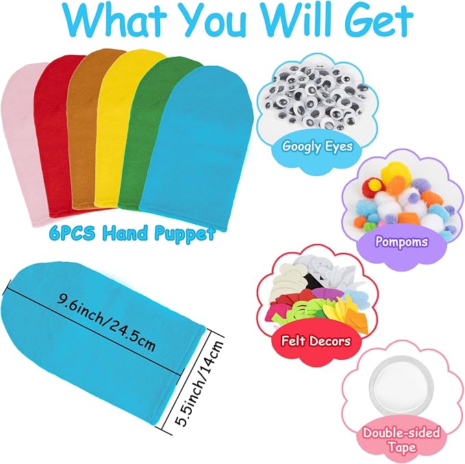 6PCS Hand Puppets - Image 2