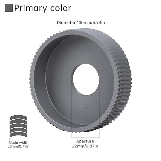 Angle Grinder Wood Carving Disc Set Milling Cutter Grinding disc, 4 and 1/2 Attachments with 5/8 inch Arbor, Cutting Wheel Can be Used for Wood, OPP, Soft Metal (Primary Color 100mm/22mm)