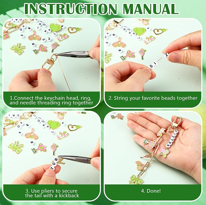 CraftyDream 558 Pcs Tennis Charms - Image 3